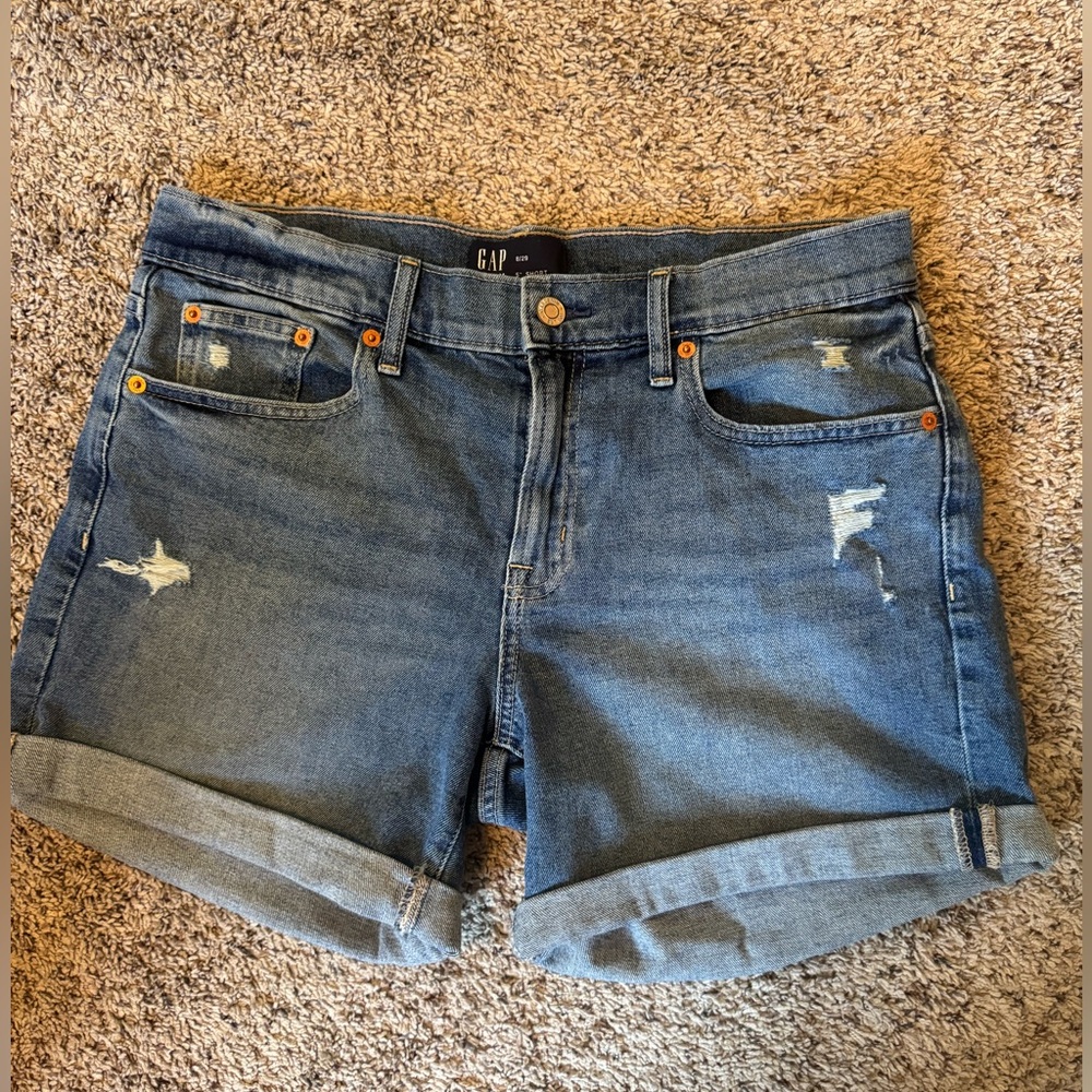 GAP Women's Distressed Denim Shorts